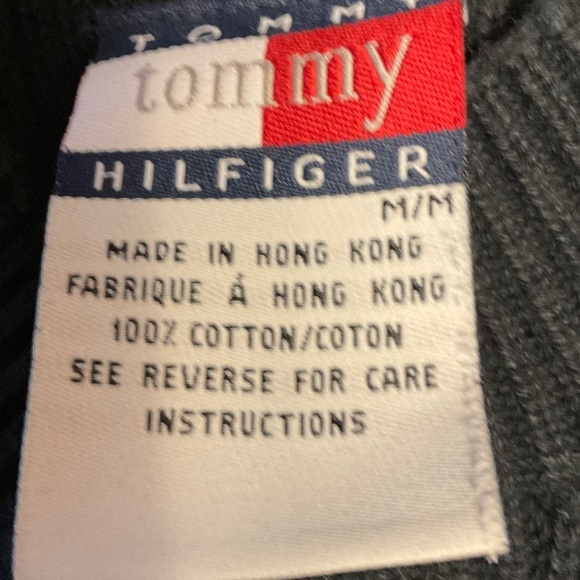 Tommy Hilfiger Navy Crew Neck Sweater - Picture 8 of 9